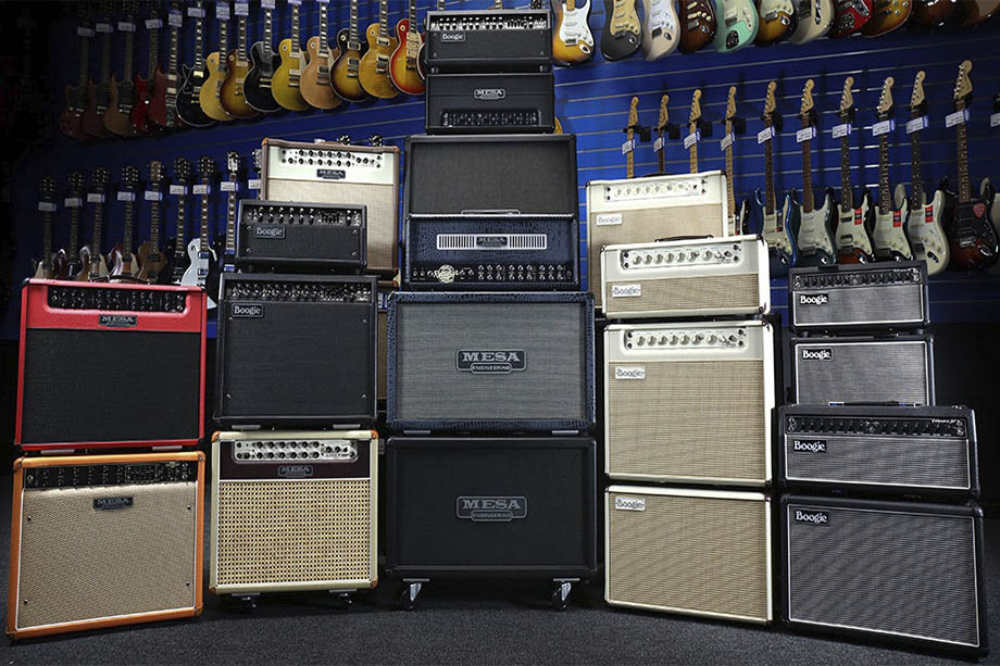 магазин гитарных усилителей компании Mesa Boogie