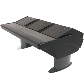 Argosy Universal GV22-3R9-B-B-G w/3 GR09, Black EPs, Gunmetal Gray Legs