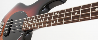 Music Man StingRay Neck Through H 3 EQ - White - Rosewood - White Фото 4