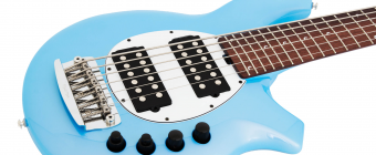 Music Man Bongo 6 HH - Firemist Gold - Rosewood - Black Фото 6