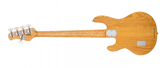 Music Man StingRay5 Classic - Black - Figured Maple - Black Фото 3