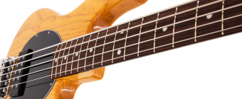 Music Man StingRay5 Classic - Classic Natural - Figured Maple - Black Фото 4