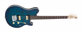 Music Man Axis Super Sport HH STD - Natural Gloss Quilt - Rosewood - No Pickguard Фото 2