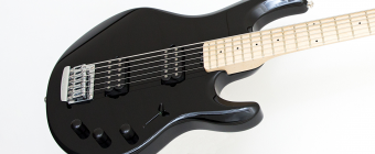 Music Man Silhouette Bass E-E - Black - Maple - No Pickguard Фото 6