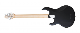 Music Man Silhouette Bass E-E - Black - Maple - No Pickguard Фото 3