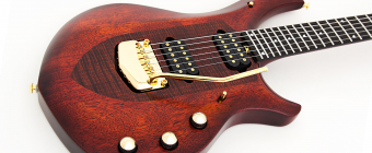 Music Man Majesty 7 - Marrone - Ebony - No Pickguard Фото 6