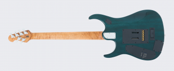 Music Man JP15 - Trans Black Quilt - Figured Roasted Maple - No Pickguard Фото 2