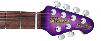 Music Man Steve Morse Y2D Trem - Purple Sunset Quilt - Rosewood Matching Headstock - No Pickguard Фото 5