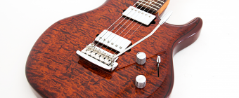 Music Man BFR Luke 3 HSS - Boysenberry Flame - Figured Roasted Maple/Rosewood - No Pickguard Фото 11