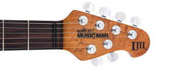 Music Man BFR Luke 3 HH - Hazel Quilt - Figured Roasted Maple/Rosewood - No Pickguard Фото 9