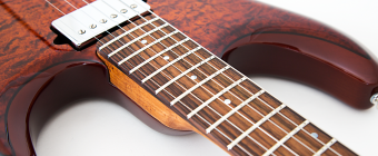 Music Man BFR Luke 3 HH - Hazel Quilt - Figured Roasted Maple/Rosewood - No Pickguard Фото 10