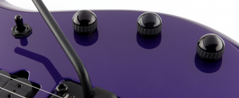 Music Man John Petrucci Piezo - Stealth Black - Maple/Ebony - Shield Inlays Фото 9