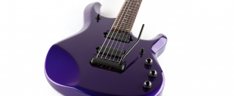 Music Man Lefty John Petrucci Piezo - Mystic Dream - Figured Maple/Rosewood Shield Inlays - No Pickguard