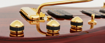 Music Man BFR John Petrucci 7 - Koa - Mahogany/Ebony - No Pickguard