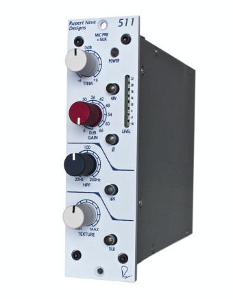 Rupert Neve Designs 511 Mic Preamp with Sweepable HPF, Variable Silk