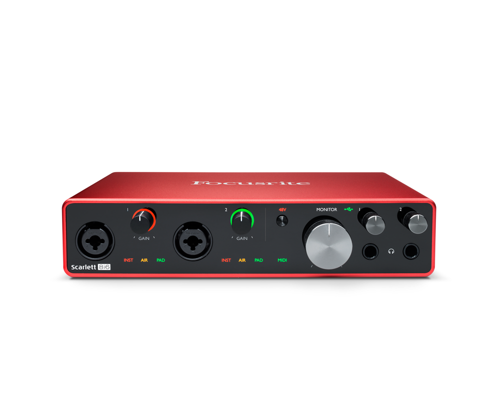 Внешняя звуковая карта focusrite scarlett