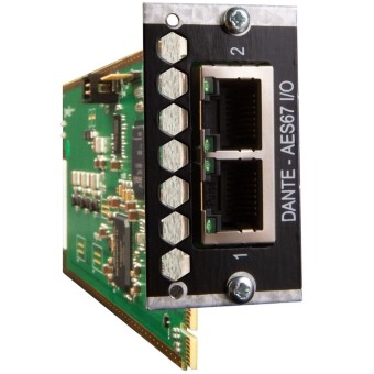 AVID Pro Tools | MTRX 128-Channel IP Audio Dante Card
