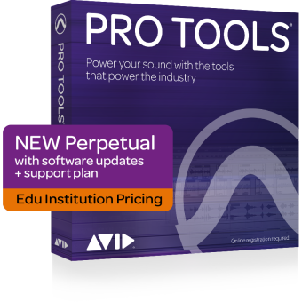 AVID Pro Tools Perpetual License NEW Edu Institution