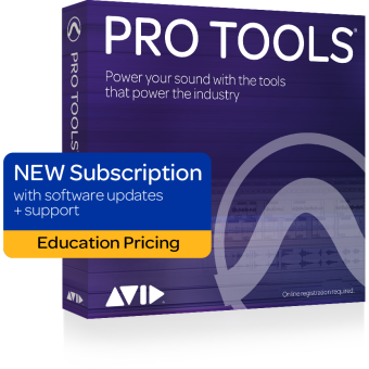 AVID Pro Tools 1-Year Subscription NEW Edu (Electronic Delivery)