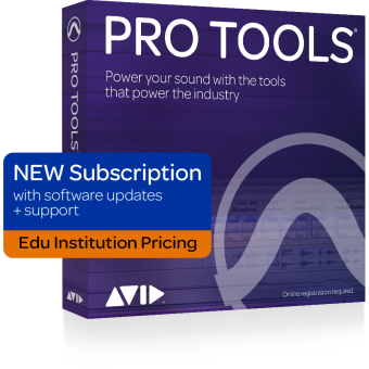 AVID Pro Tools 1-Year Subscription NEW Edu Institution (Electronic Delivery)