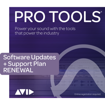 AVID Pro Tools 1-Year Software Updates + Support Plan RENEWAL (Electronic Delivery)