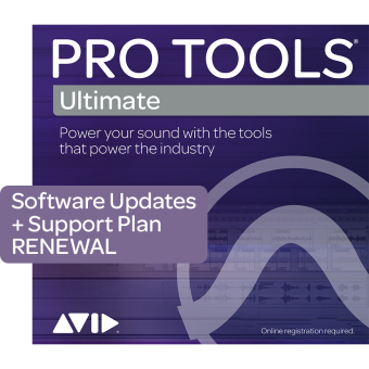 AVID Pro Tools | Ultimate 1-Year Software Updates + Support Plan RENEWAL (Electronic Delivery)