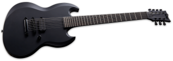 ESP LTD VIPER-7 BARITONE BLACK METAL Black Satin Фото 2