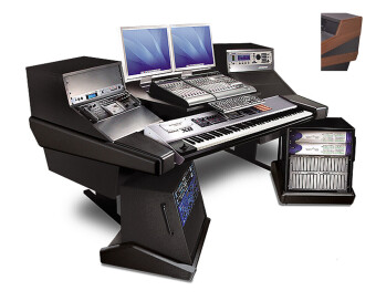 Argosy Dual 15 Rocketship-847-L10-B-M  w/847 Racks, MPX Shelf, and 2) L10 Racks, w/Mahogany Trim