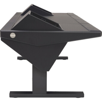 Argosy Eclipse Universal EG4-U1260-RR-B-M-B w/Rack Left & Right, 1260mm Center Desk, Mahogany EPs, Black legs Фото 4