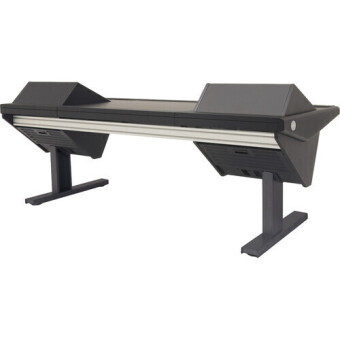 Argosy Eclipse Universal EG4-U960-RR-B-M-B w/Rack Left & Right, 960mm Center Desk, Mahogany EPs, Black legs Фото 2