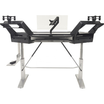 Argosy Halo-E2-XC-H-B-S Halo Height Adj Ultimate-Halo,2 Shelves,Pr 160 SpeakerPlatforms,AccDrawer,D8 MonitorArm,CPU Shelf Фото 5