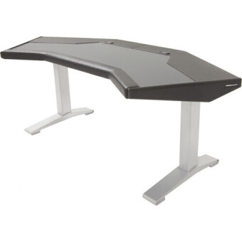 Argosy Halo-G-B-S Halo G Desk w/Black End Panels and Silver Legs Фото 6