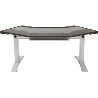 Argosy Halo-G-B-S Halo G Desk w/Black End Panels and Silver Legs Фото 3