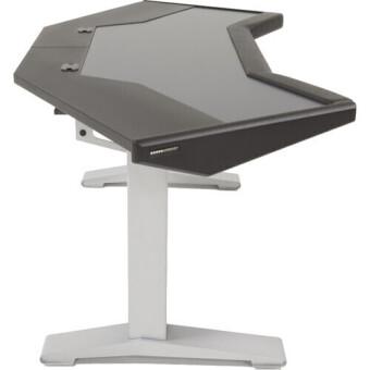 Argosy Halo-G-B-S Halo G Desk w/Black End Panels and Silver Legs Фото 2