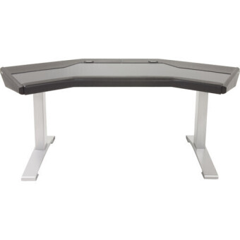 Argosy Halo-G-B-S Halo G Desk w/Black End Panels and Silver Legs Фото 5