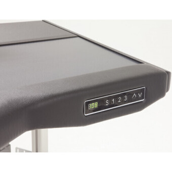 Argosy Halo-G-E-XM-B-T-S Halo GE, Height Adj Desk, Acc Drawer, 3) D8 Monitor Arms, CPU Shelf, Black Top&Silver Legs Argosy Halo-G-E-XM-B-T-S Halo GE, Height Adj Desk, Acc Drawer, 3) D8 Monitor Arms, CPU Shelf, Black Top&Silver Legs Фото 3