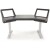 Argosy Halo-H-B-T-S Halo Desk w/Black End Panels,Black Surface, and Silver Legs Фото 4