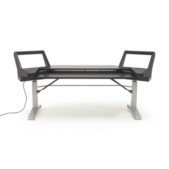 Argosy Halo-K88-E2-B-S Halo Keyboard Height Adjustable Desk for 88 keys w/Black Eps, Silver Legs Фото 3