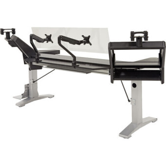 Argosy Halo-K88-XC-B-S Halo K88 Ultimate-HaloK88,2 Shelves,Pr 160 Spkr Platforms,Kybrd Try,2)D8 Monitor Arms,CPU Shelf Фото 5