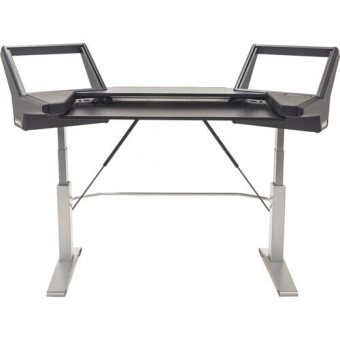 Argosy Halo-K-E2-B-T-S Halo Keyboard Height Adjustable Desk w/Black Top&Silver Legs Argosy Halo-K-E2-B-T-S Halo Keyboard Height Adjustable Desk w/Black Top&Silver Legs Фото 4