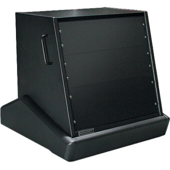 Argosy RR-L10-B Rack 'n Roll L10 10 Space Rolling Rack w/ Black Base