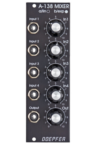Doepfer A-138bV Mixer logarithm. Vintage Edition
