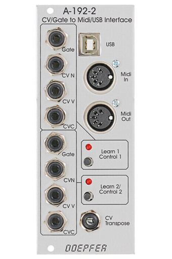 Doepfer A-192-2 Dual CV/Gate to Midi/USB Int. купить в Москве