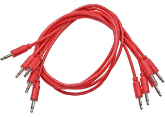 Black Market Modular patchcable 5-Pack 100 cm red