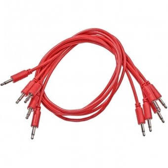 Black Market Modular patchcable 5-Pack 150 cm red