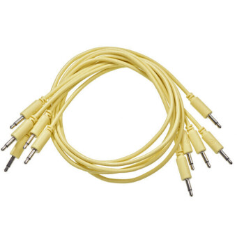 Black Market Modular patchcable 5-Pack 150 cm yellow