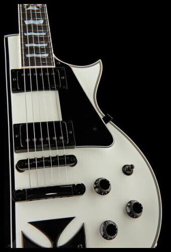 ESP James Hetfield IRON CROSS Snow White ESP James Hetfield IRON CROSS Snow White Фото 3