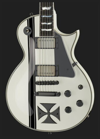 ESP James Hetfield IRON CROSS Snow White ESP James Hetfield IRON CROSS Snow White Фото 8