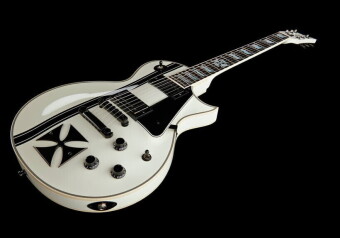 ESP James Hetfield IRON CROSS Snow White ESP James Hetfield IRON CROSS Snow White Фото 2