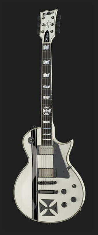 ESP James Hetfield IRON CROSS Snow White ESP James Hetfield IRON CROSS Snow White Фото 10
